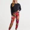 Abstract Floral Harem Pant-Sussan Sale