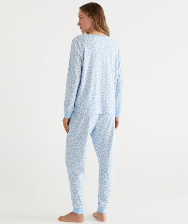 Animal Print Australian Cotton Pyjama Set-Sussan Online