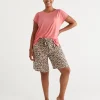 Animal Print Bermuda Short-Sussan Best Sale