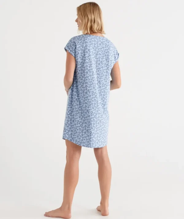 Australian Cotton Animal V Neck Nightie-Sussan Cheap