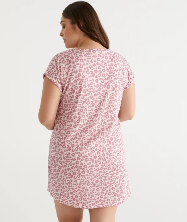 Australian Cotton Animal V Neck Nightie-Sussan Cheap