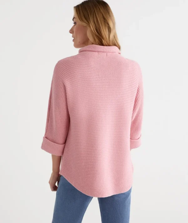 Australian Cotton Batwing Pullover-Sussan Shop