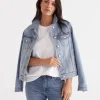 Australian Cotton Denim Jacket-Sussan Best Sale