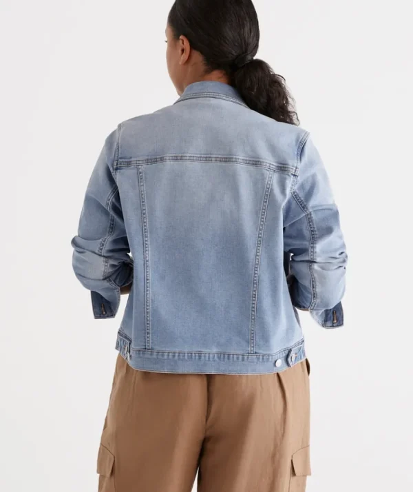 Australian Cotton Denim Jacket-Sussan Best Sale