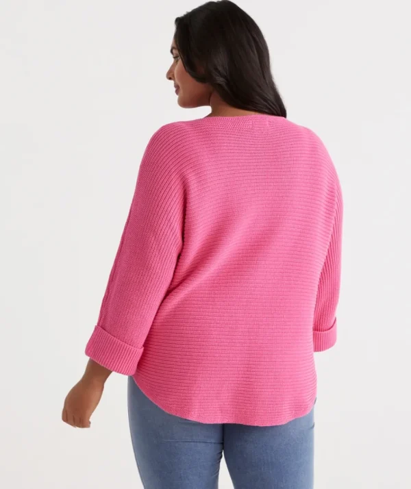 Australian Cotton Dolman Pullover-Sussan Clearance