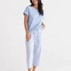 Australian Cotton Gingham ¾ Pyjama Pant-Sussan Best