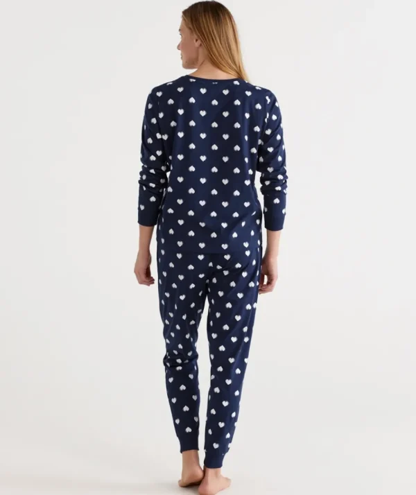 Australian Cotton Heart Pyjama Set-Sussan Outlet