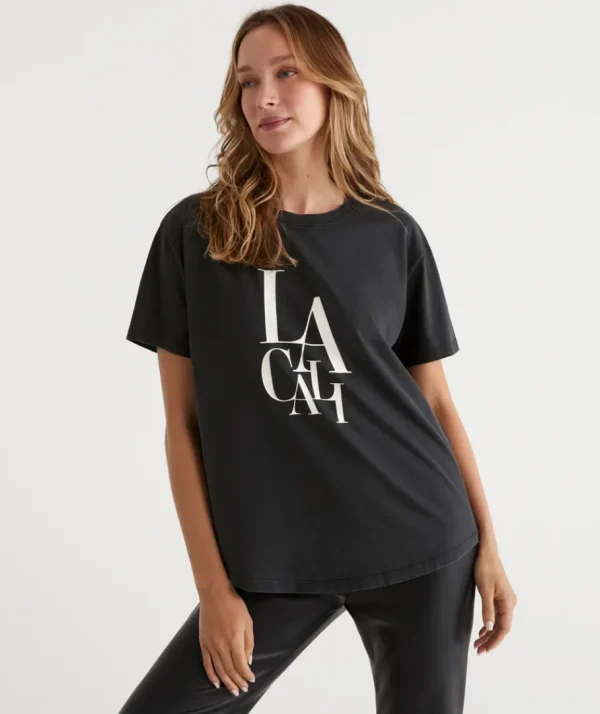 Australian Cotton La Logo Tee-Sussan Sale