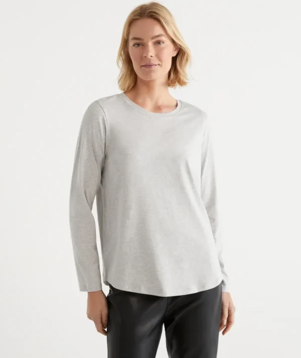 Australian Cotton Long Sleeve Tee-Sussan Shop