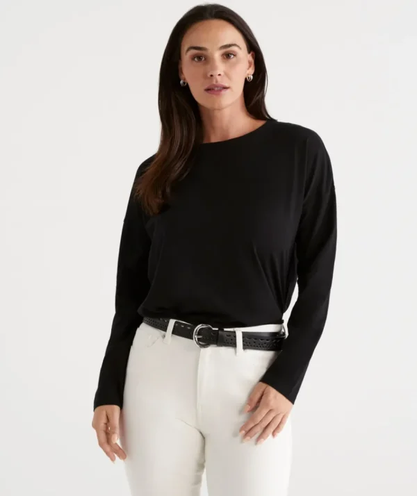 Australian Cotton Longline Tee-Sussan Flash Sale