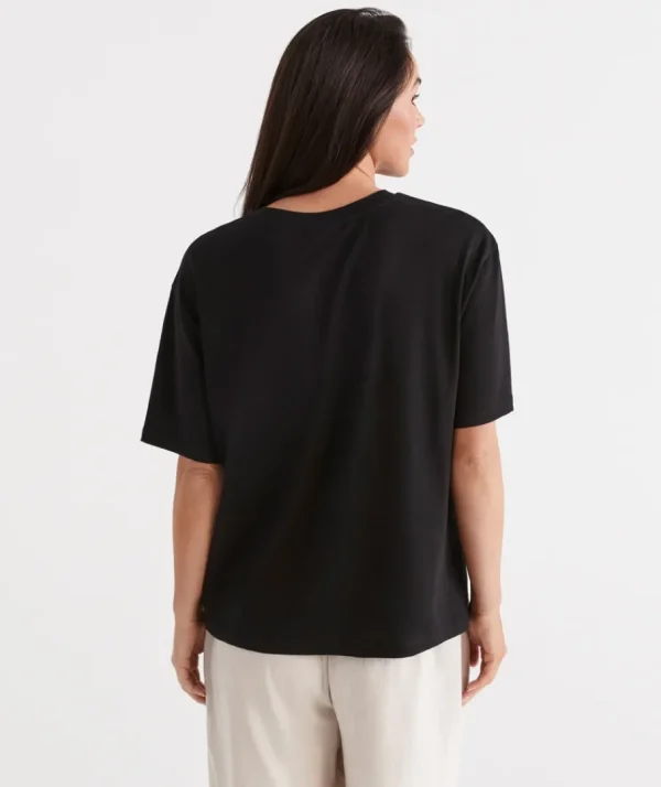 Australian Cotton Relaxed Tee-Sussan Outlet