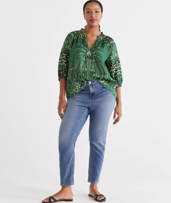 Australian Cotton Relaxed Jean-Sussan Outlet