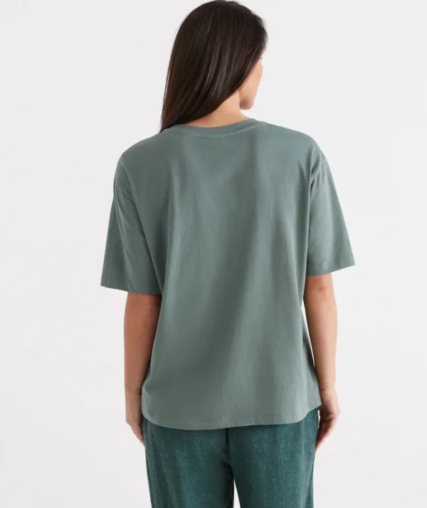 Australian Cotton Relaxed Tee-Sussan Online