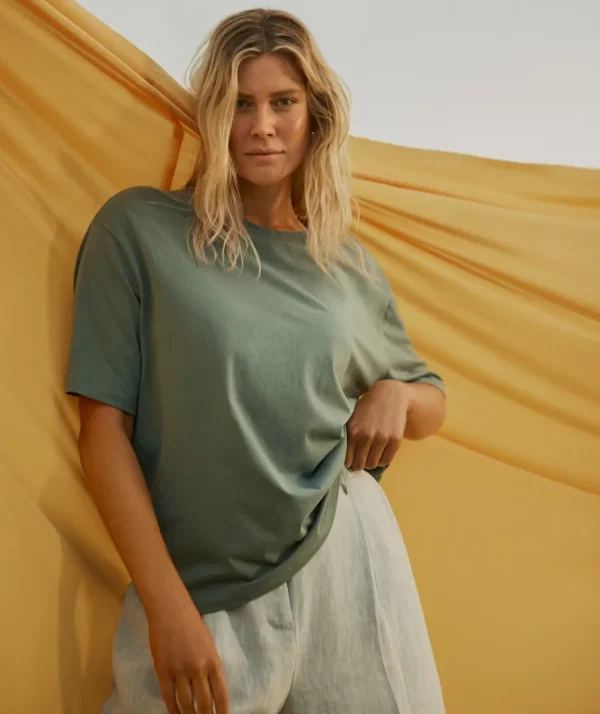 Australian Cotton Relaxed Tee-Sussan Online