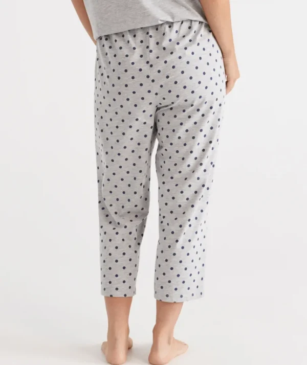 Australian Cotton Spot ¾ Pyjama Pant-Sussan Hot