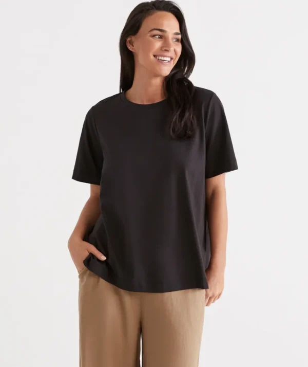 Australian Cotton Swing Tee-Sussan Fashion