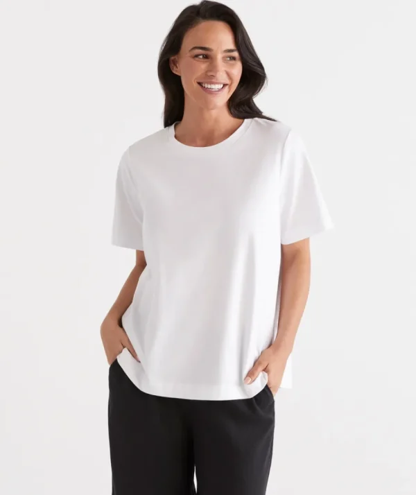 Australian Cotton Swing Tee-Sussan Fashion