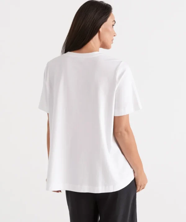 Australian Cotton Swing Tee-Sussan Fashion