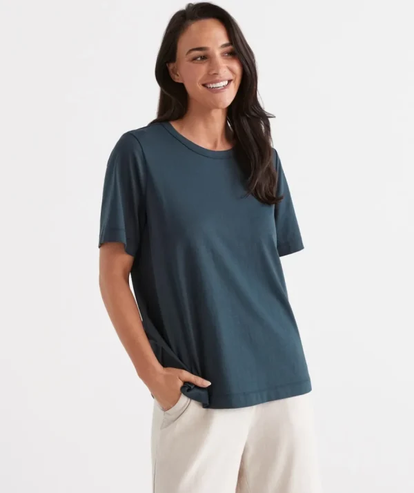 Australian Cotton Swing Tee-Sussan Fashion