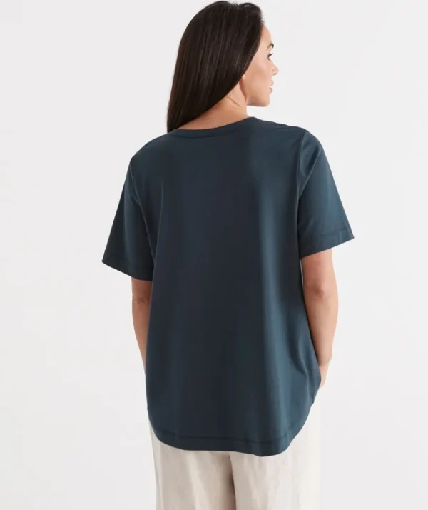 Australian Cotton Swing Tee-Sussan Store