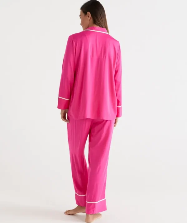 Bcna Soft Satin Pyjama Set-Sussan Outlet