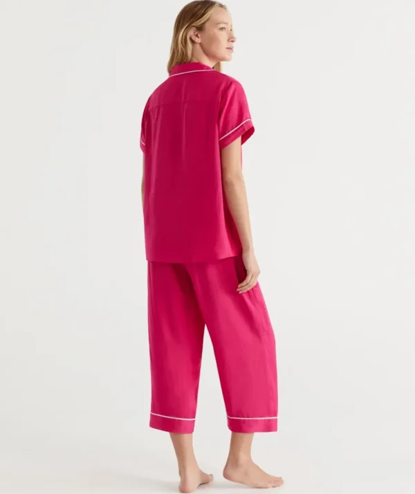 Bcna Soft Satin Shortie Pyjama Set-Sussan Flash Sale