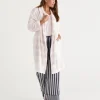 Check Print Soft Fleece Gown-Sussan Best