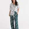 Contrast Spot Pyjama Set-Sussan New