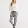 Cotton Animal Print Flannelette Pant-Sussan Outlet