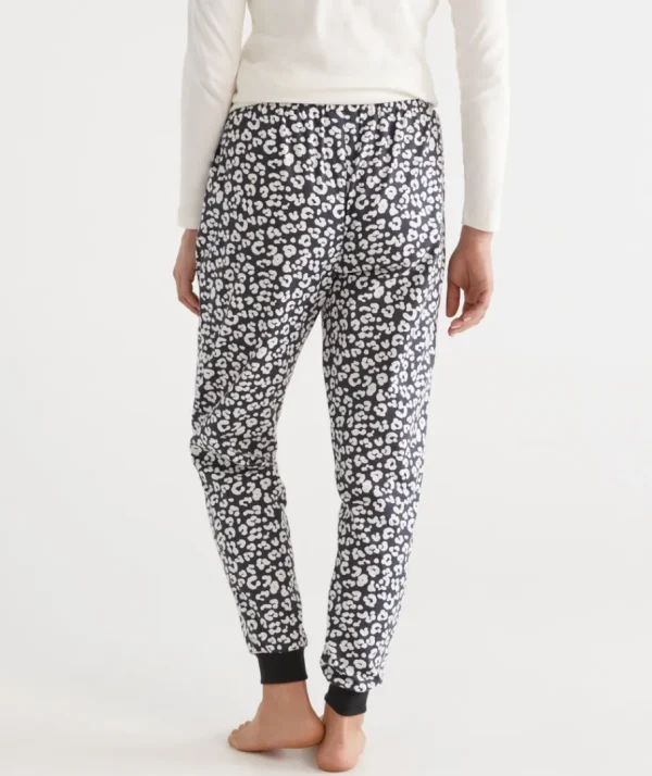 Cotton Animal Print Flannelette Pant-Sussan Outlet