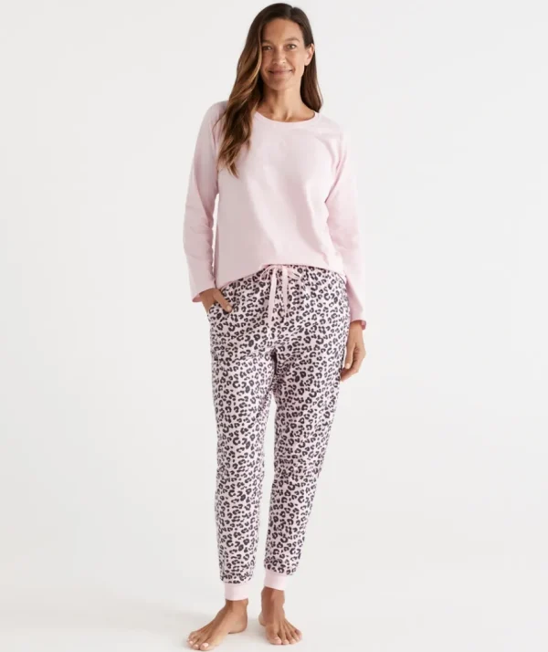 Cotton Animal Print Flannelette Pant-Sussan Outlet