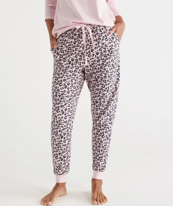 Cotton Animal Print Flannelette Pant-Sussan Outlet