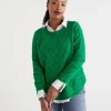 Cotton Nep Herringbone Jumper-Sussan Best