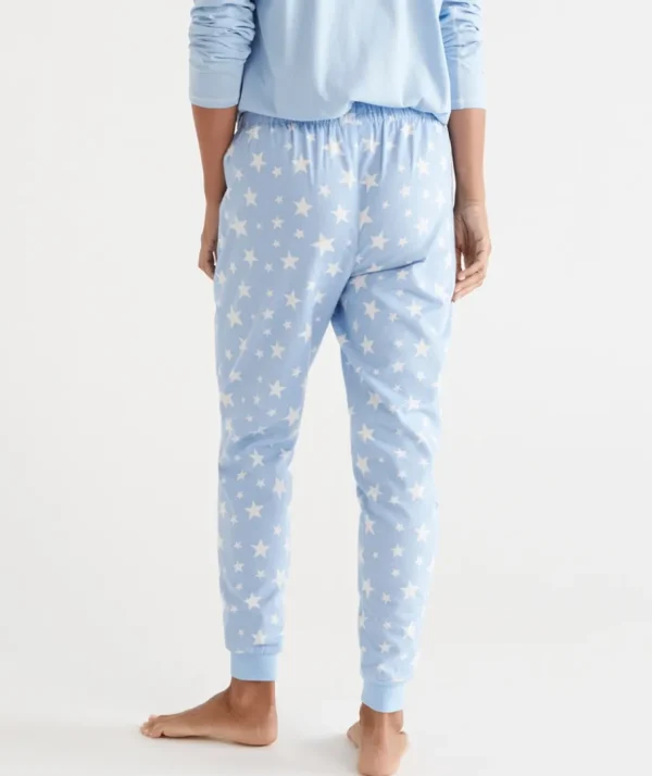 Cotton Star Print Flannelette Pant-Sussan Best