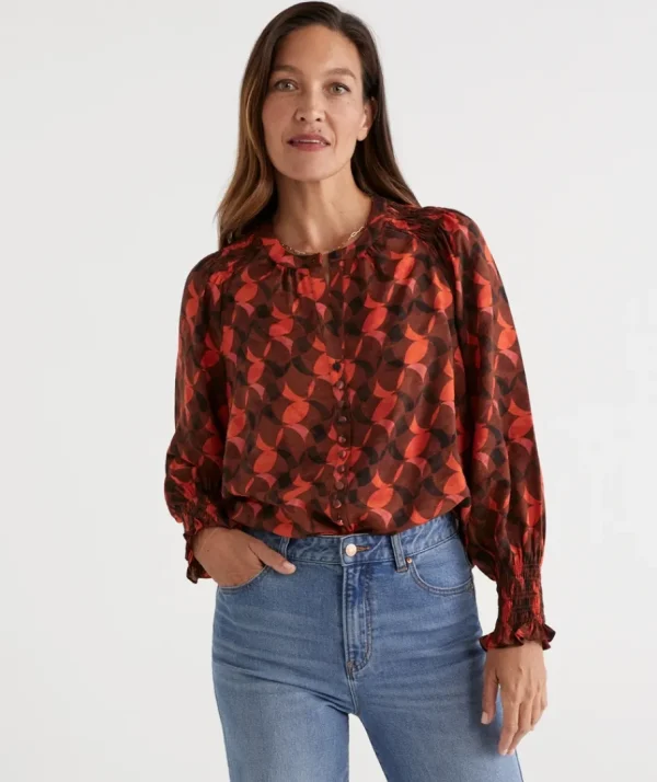 Crescent Geo Top-Sussan Cheap