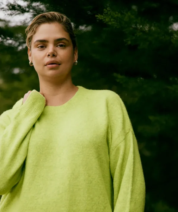 Crew Neck Lofty Pull Over-Sussan Discount