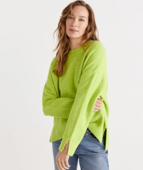 Crew Neck Lofty Pull Over-Sussan Best