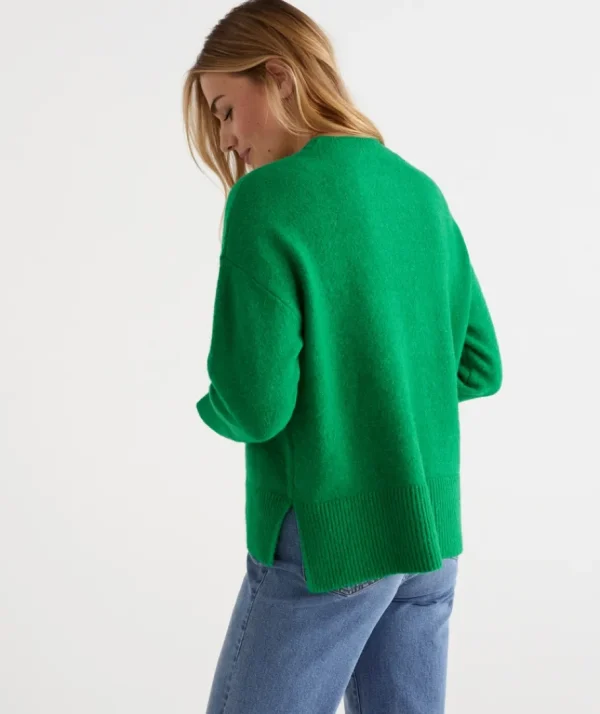 Crew Neck Lofty Pull Over-Sussan Best