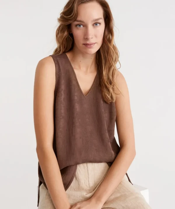 Crinkle Tank-Sussan Shop