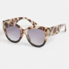 Dailia Black Tort Sunglasses-Sussan Sale