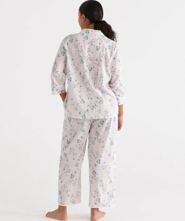 Ditsy Gingham Pyjama Set-Sussan Best Sale