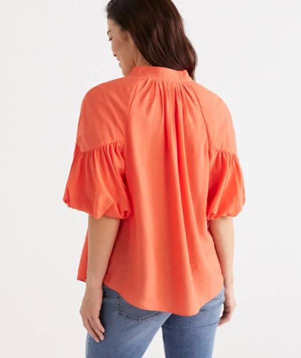 Drape Neck Top-Sussan Cheap