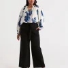 Eco Vero Belted Ponte Pant-Sussan New