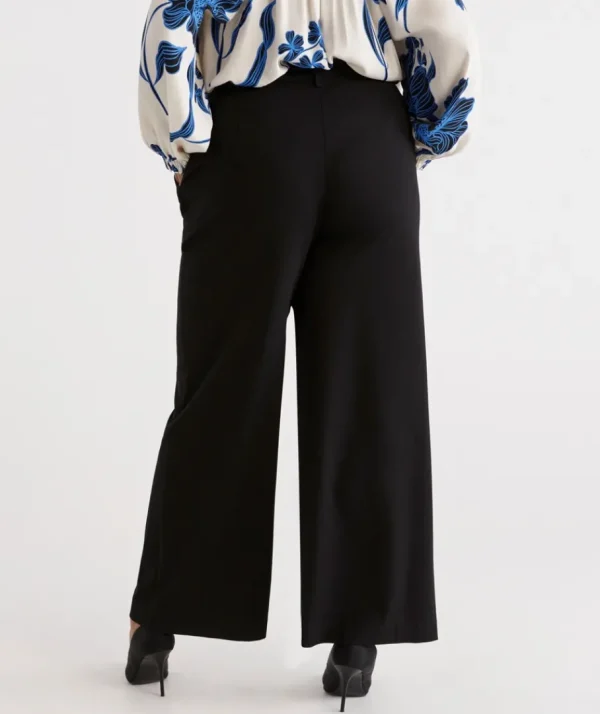 Eco Vero Belted Ponte Pant-Sussan New