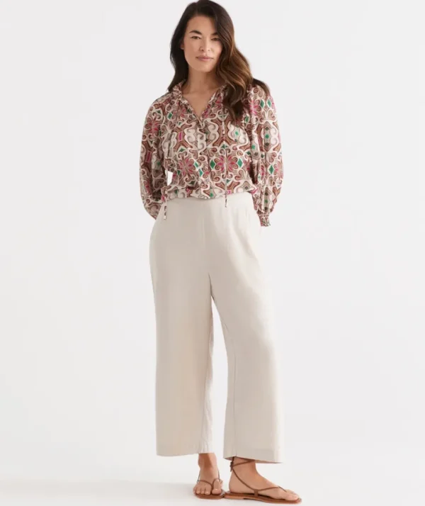 Flat Front Culotte-Sussan Fashion