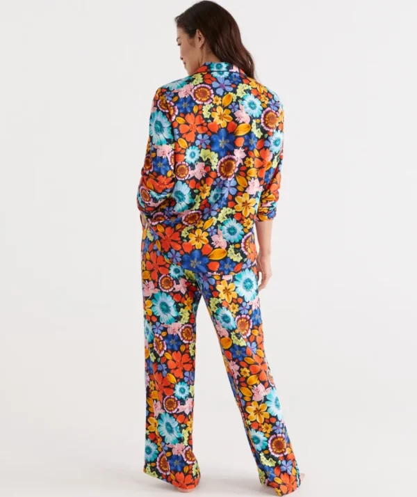 Floral Print Pyjama Set-Sussan Flash Sale