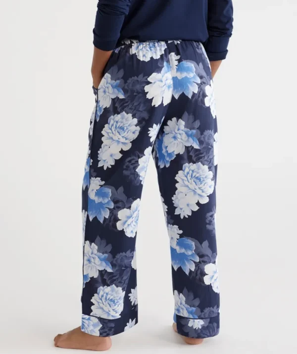 Floral Print Twill Pant-Sussan Shop