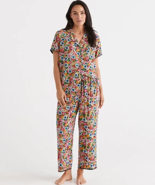 Floral Relaxed Pyjama Set-Sussan New