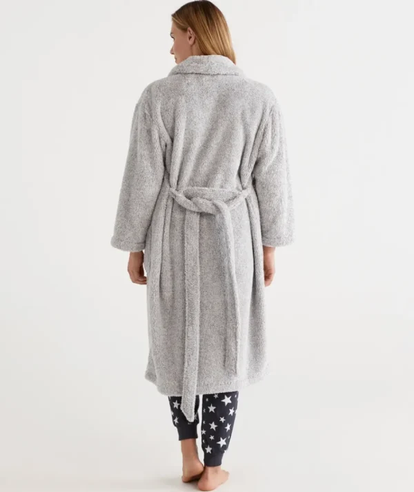 Fluffy Dressing Gown-Sussan Discount