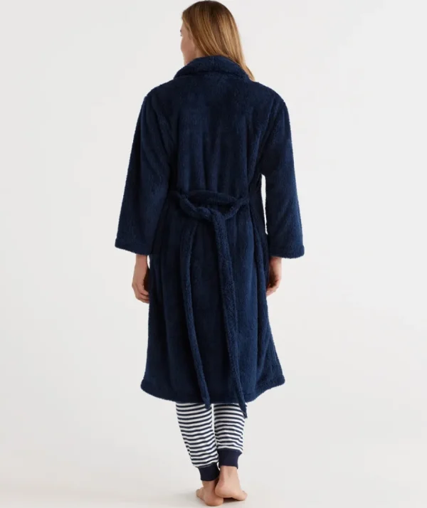 Fluffy Dressing Gown-Sussan Shop